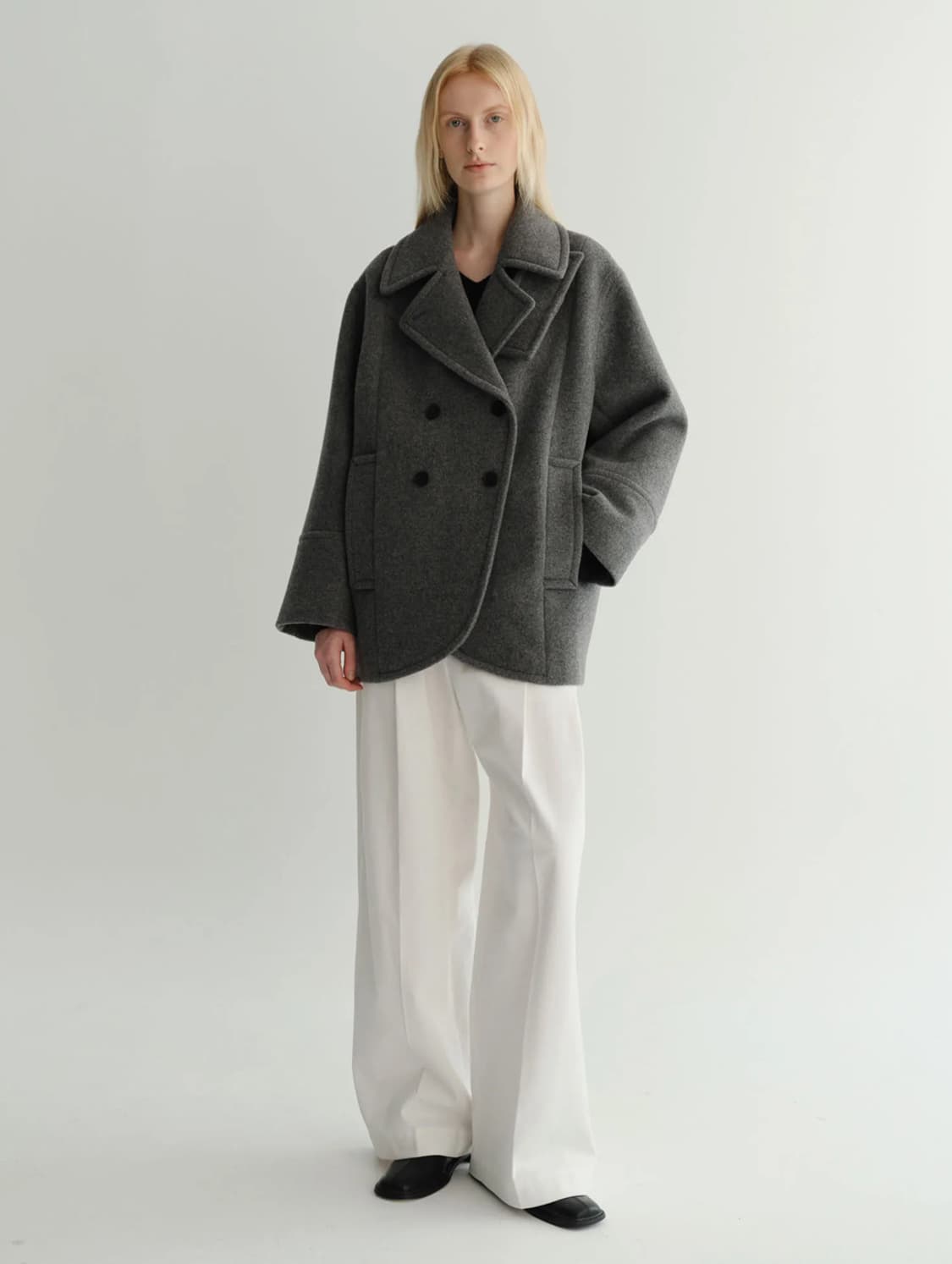 [정가 33만 9천원] 이아 EAAH Owen Coat (grey) 상품이미지4