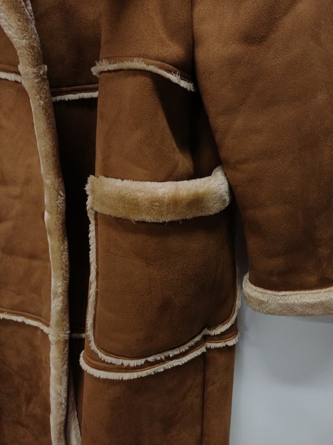 다니엘에스떼(DANIEL HECHTER) 무스탕 롱코트 (66~66반) 상품이미지8