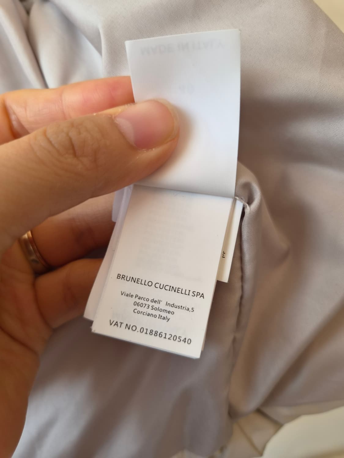 부루넬 여성 니트 배색후드패딩 40사이즈 상품이미지7