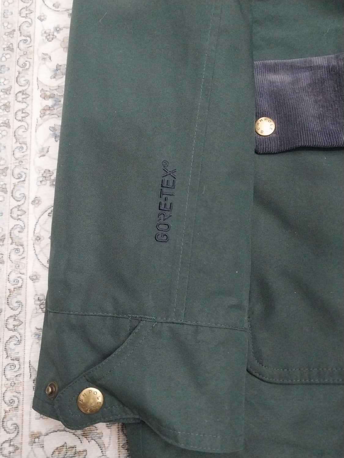 빈폴 고어텍스 그린색 자켓 110  (후드분실) 상품이미지4