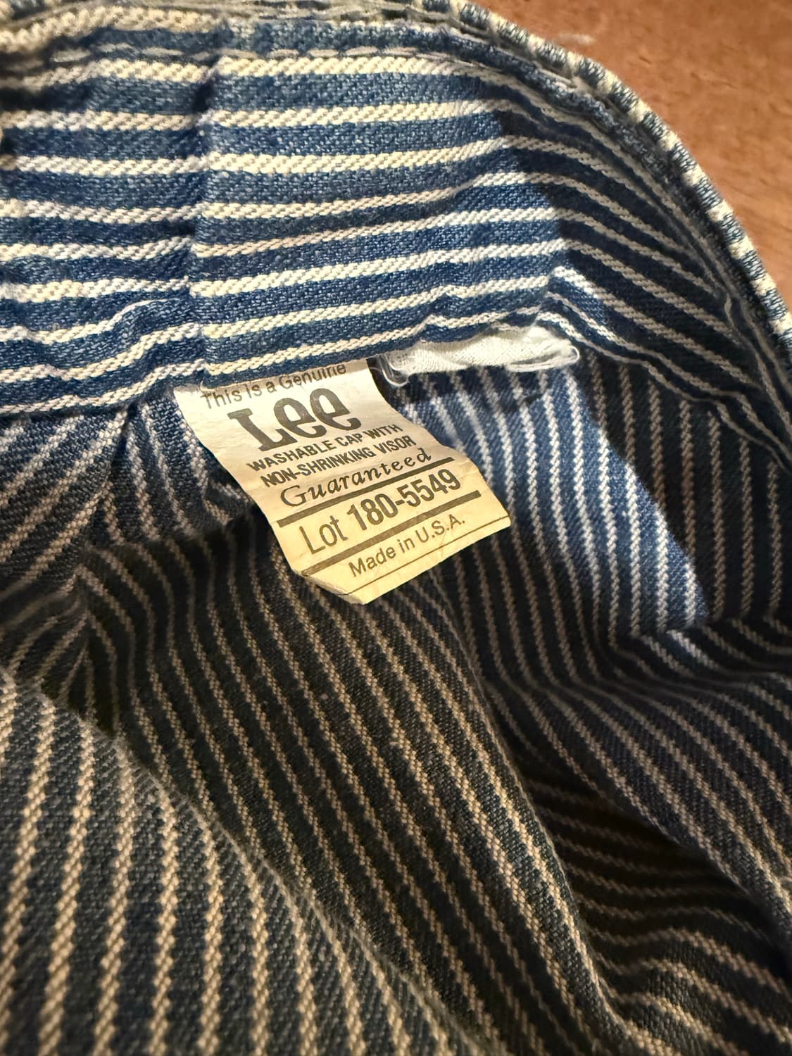 80s Usa LEE 레일로드 캡 상품이미지3