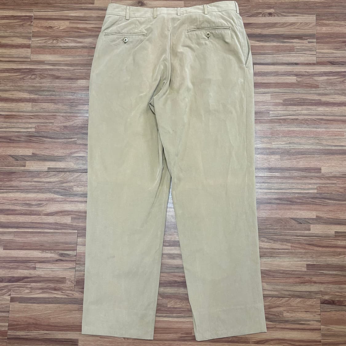 에르메네질도 제냐 zegna 원턱 베이지 카키 치노 팬츠 슬랙스 상품이미지2