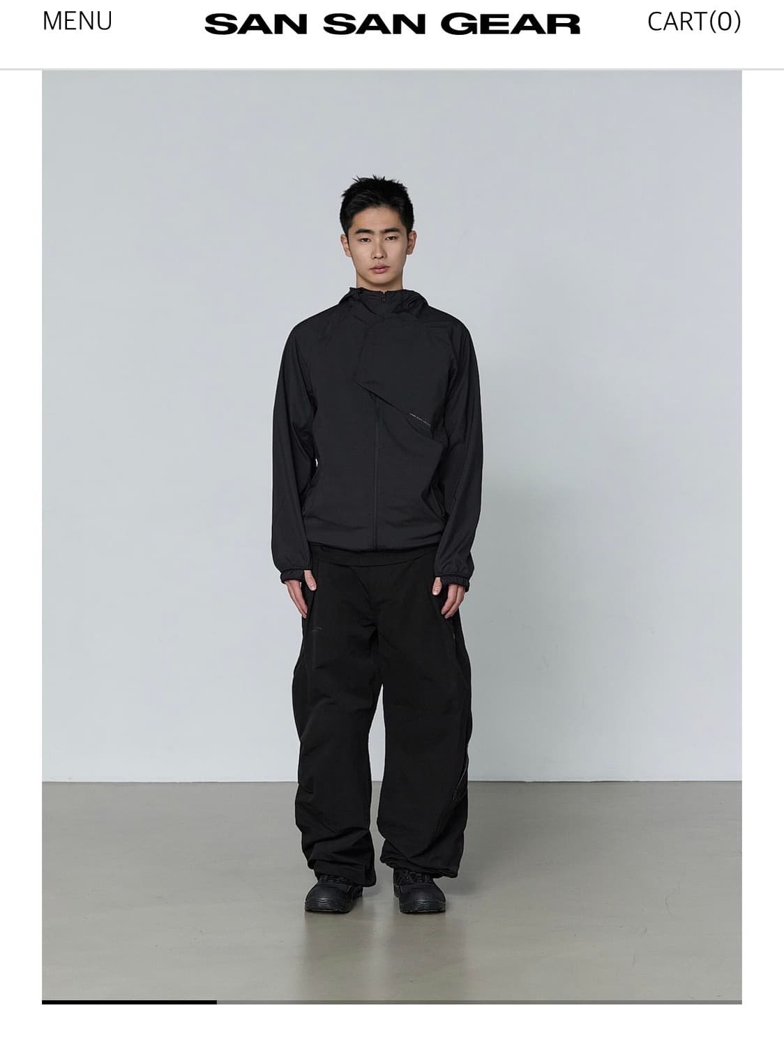 산산기어 시프트 자켓 블랙 (바람막이) 상품이미지1