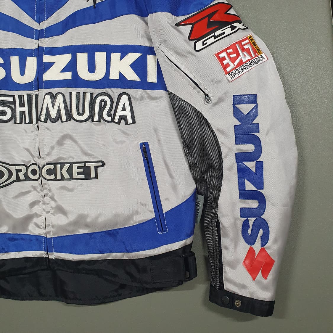XL) 조 로켓 스즈키 요시무라 GSX-R 바이크 레이싱 자켓 내피 포함 상품이미지5