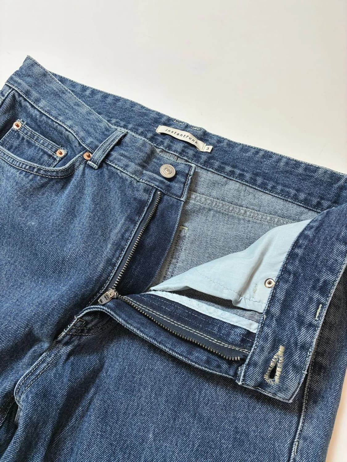 인스턴트펑크 21SS 워시드 부츠컷 데님 팬츠 PN9416 상품이미지3