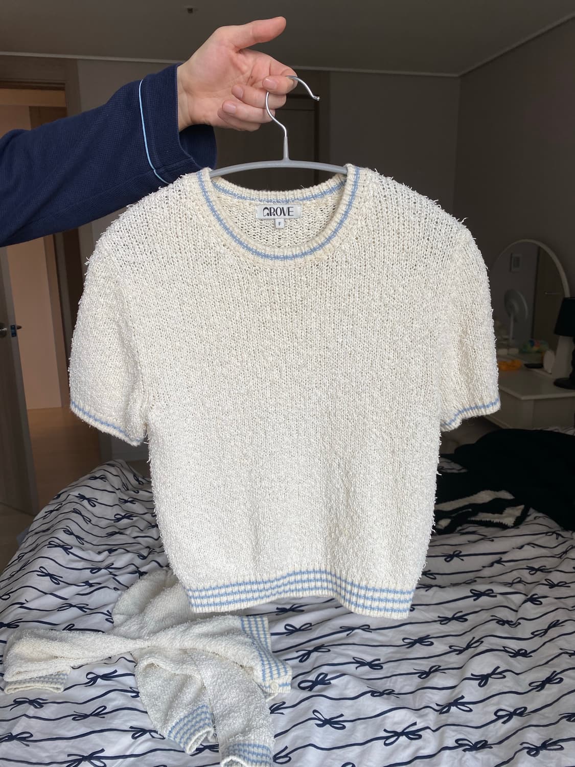 그로브 트위드니트가디건세트 상품이미지3