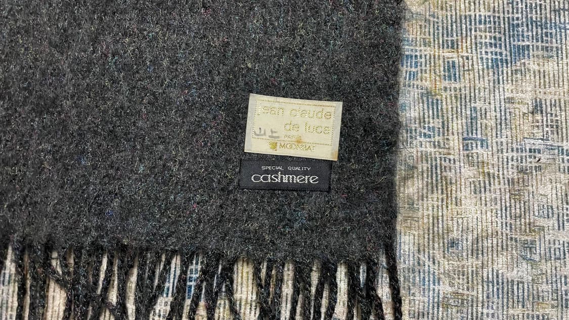 JPN  90s 일본 빈티지 고급 울 머플러 상품이미지7