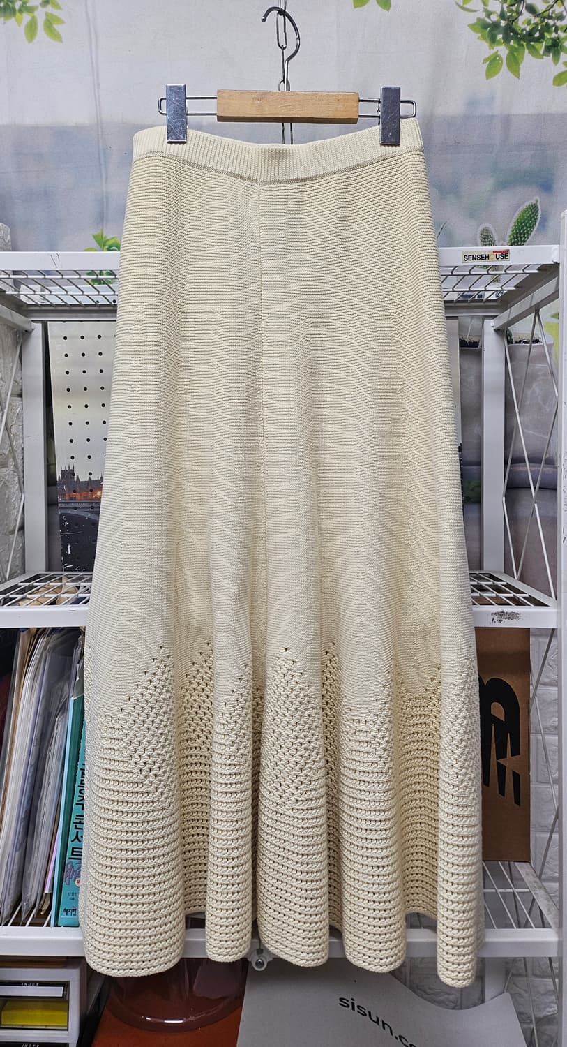 더캐시미어 여성 니트롱스커트 25 플레어스커트 AD14 상품이미지4