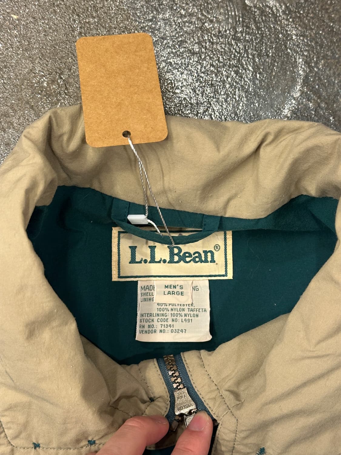 80s LL Bean 엘엘빈 헌팅자켓 L 상품이미지3