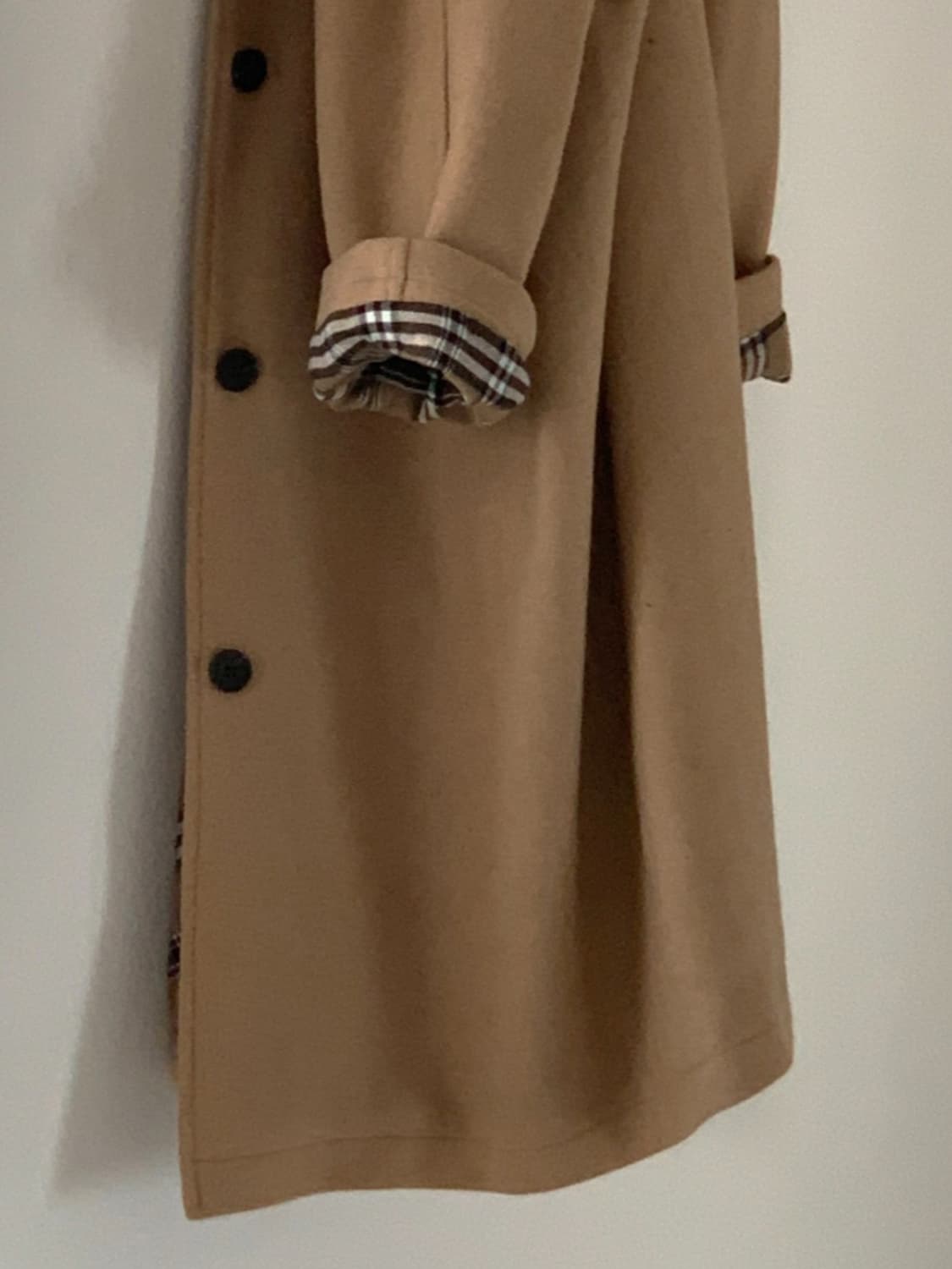 베이지 울 코트 상품이미지3