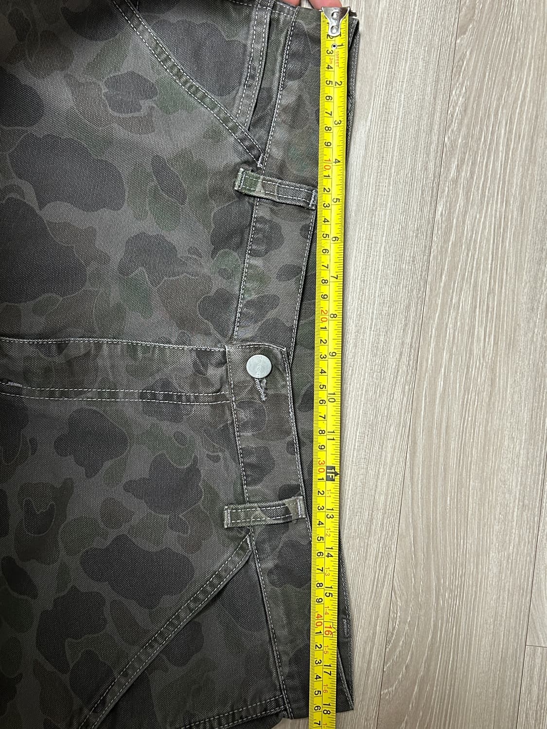 [L/라지] 칼하트WIP 덕 싱글니팬츠 카모 상품이미지5