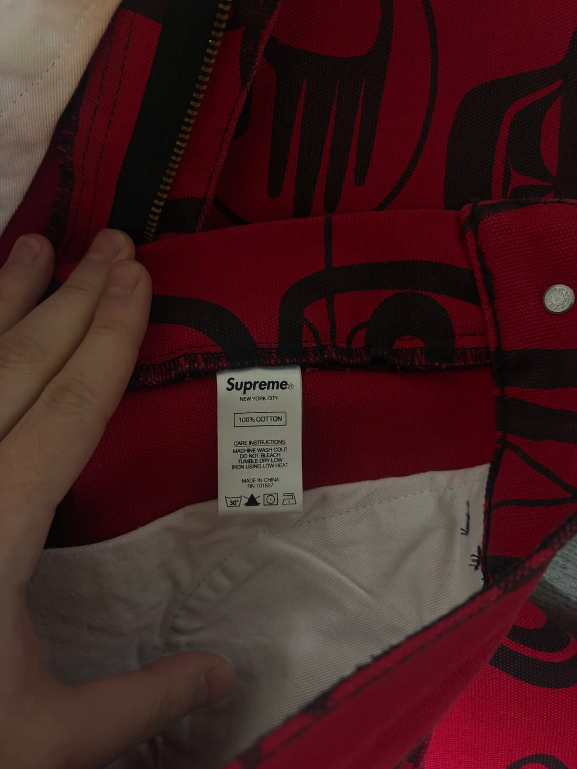 슈프림 19fw painter pants 상품이미지3