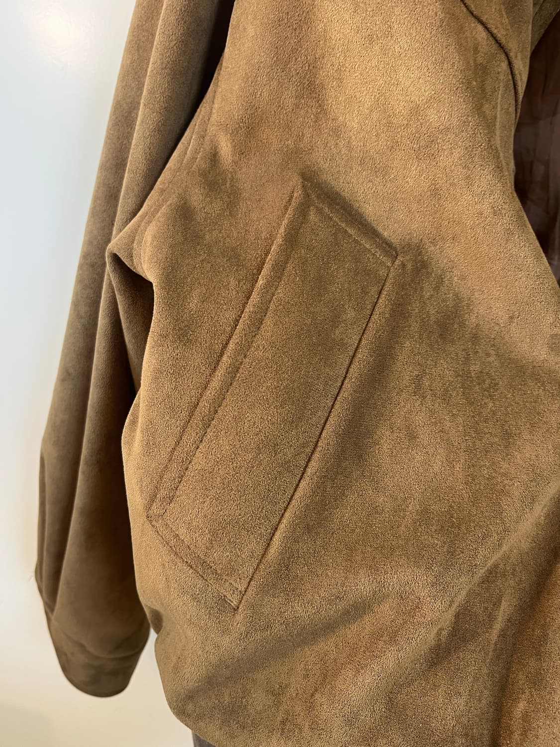 Dust 브라운 스웨이드 블루종 자켓 L 사이즈 상품이미지7