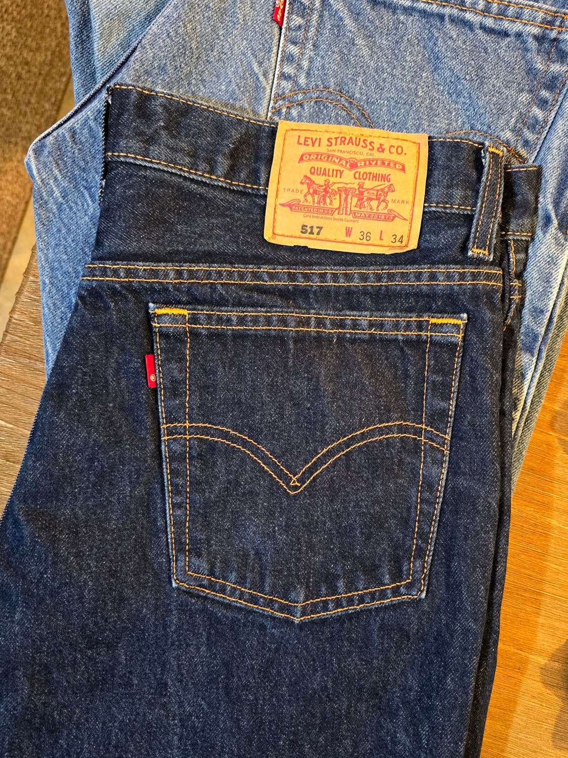 90's Levis 517 Australia 인디고 (리바이스 517) 상품이미지3