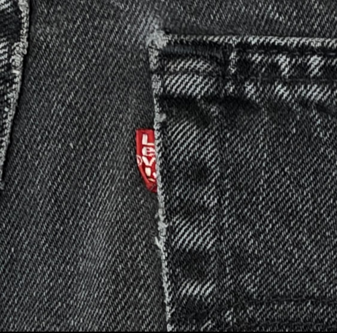 (W42 L30) 90s Made in USA 빈티지 리바이스 블랙진 상품이미지5