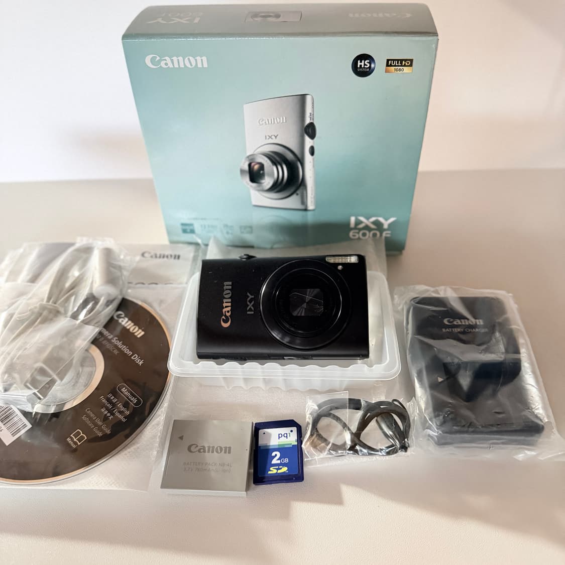 🖤레어 민트급 풀박스🖤 캐논 IXY600F 매트 블랙  익시600 상품이미지7