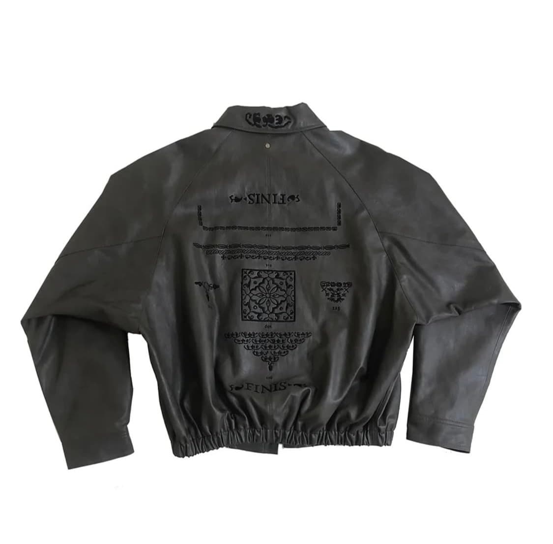 604service EMBROIDERED 레더 자켓 상품이미지1