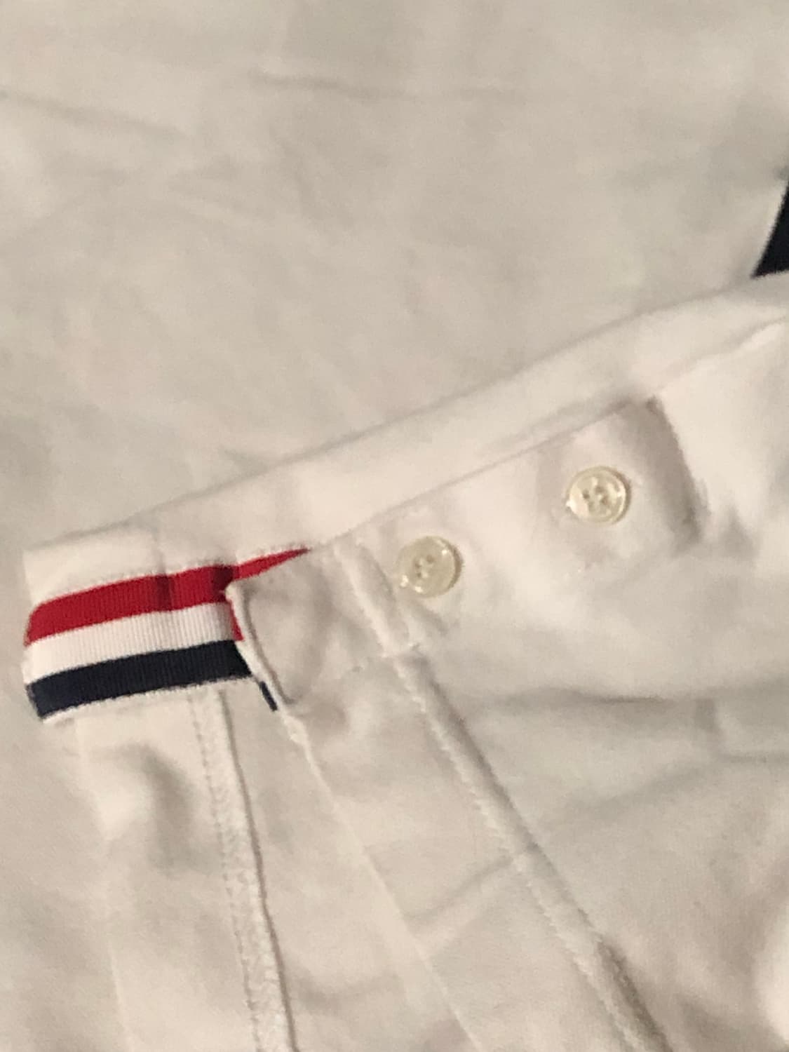 톰브라운 화이트 카라티  상품이미지2
