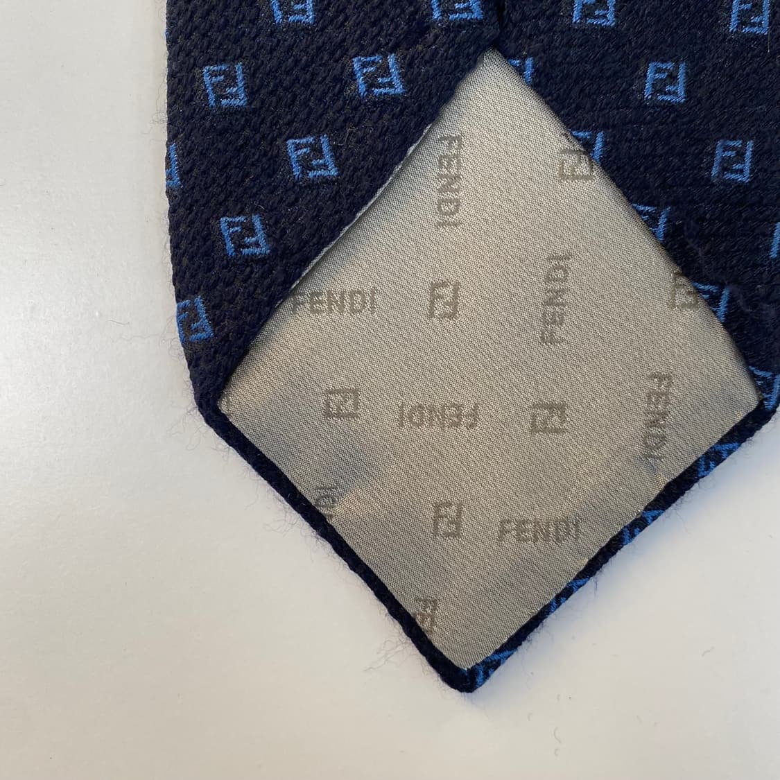 펜디 (FENDI) FF 모노그램 정품 명품 울혼방넥타이 상품이미지5