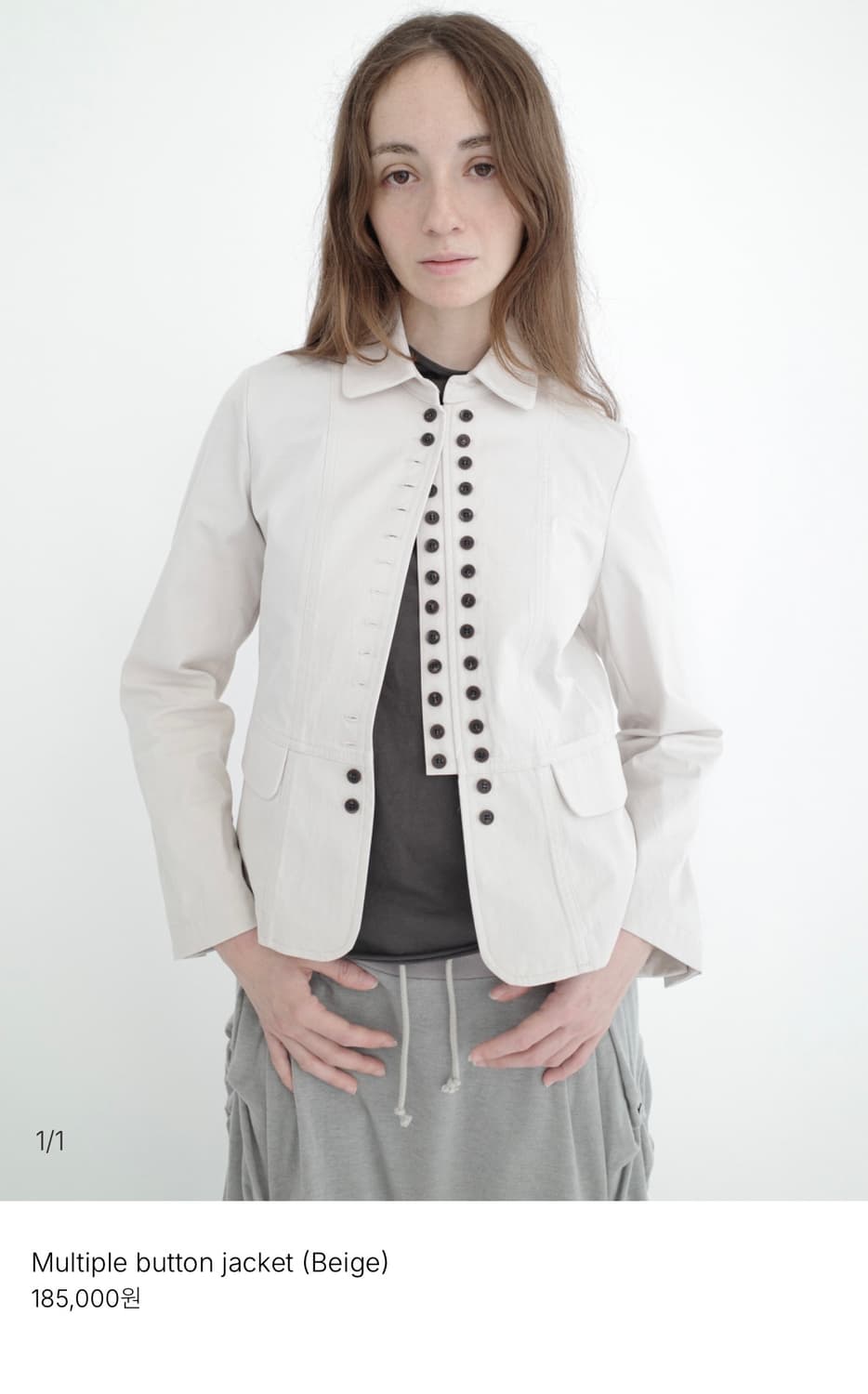 구함)신코파퓨엘라 Multiple button jacket 버튼 자켓 상품이미지1