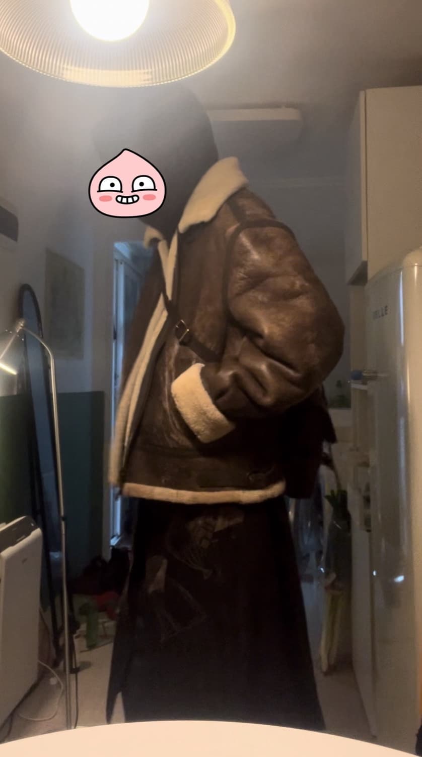 90s B-3 양가죽 무스탕 xl 상품이미지10