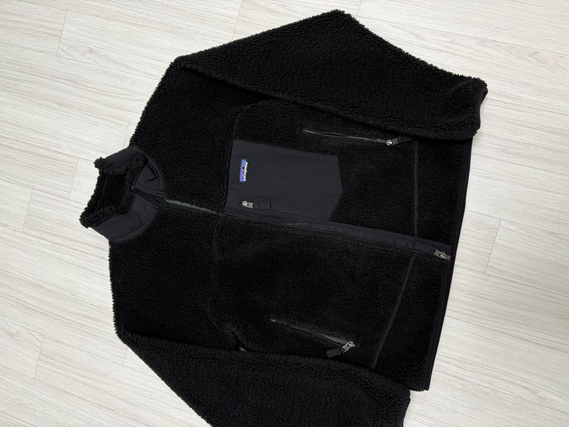 파타고니아 레트로x 블랙 후리스 m  상품이미지2