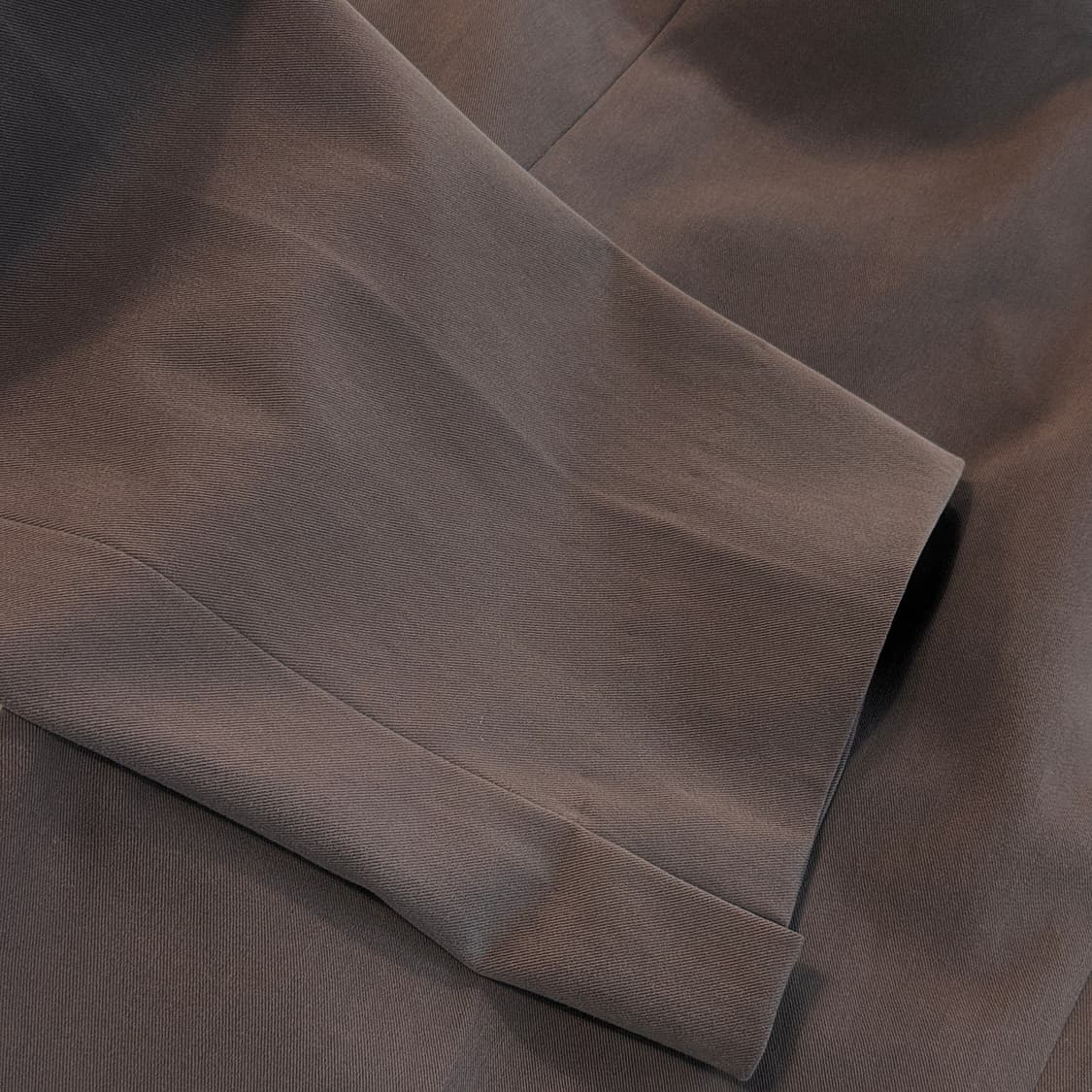 브루넬로쿠치넬리 슬릿 헴 코튼 팬츠 (BROWN) 상품이미지5