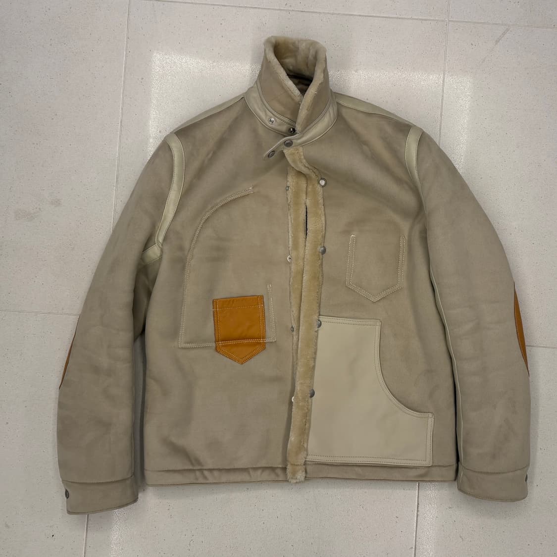 준야와타나베 맨 25FW 시어링 자켓 L 사이즈 판매합니다! 상품이미지1