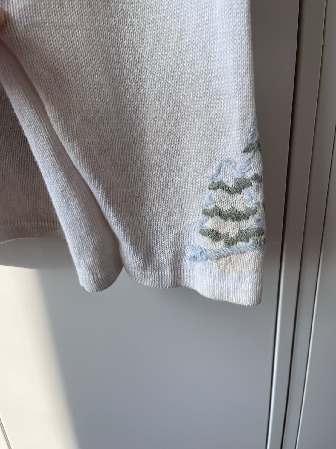 Cjbank 핸드메이드 크리스마스 풍경 니트 가디건  상품이미지8