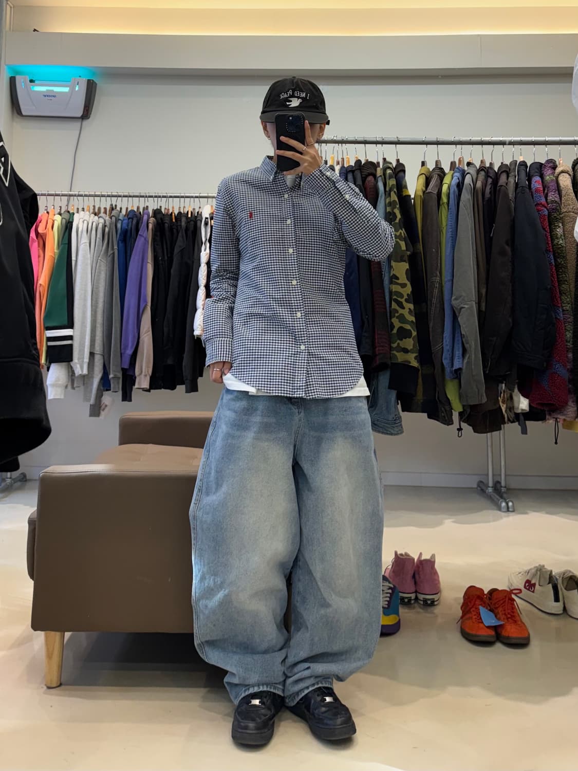 폴로 랄프로렌 깅엄 체크셔츠 상품이미지7