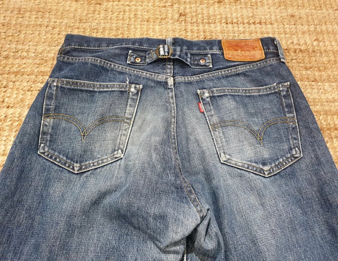 90s LEVIS 702 신치백 셀비지 데님 상품이미지4