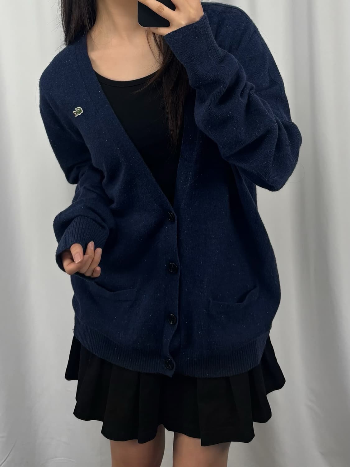 라코스테 네이비 가디건 상품이미지2