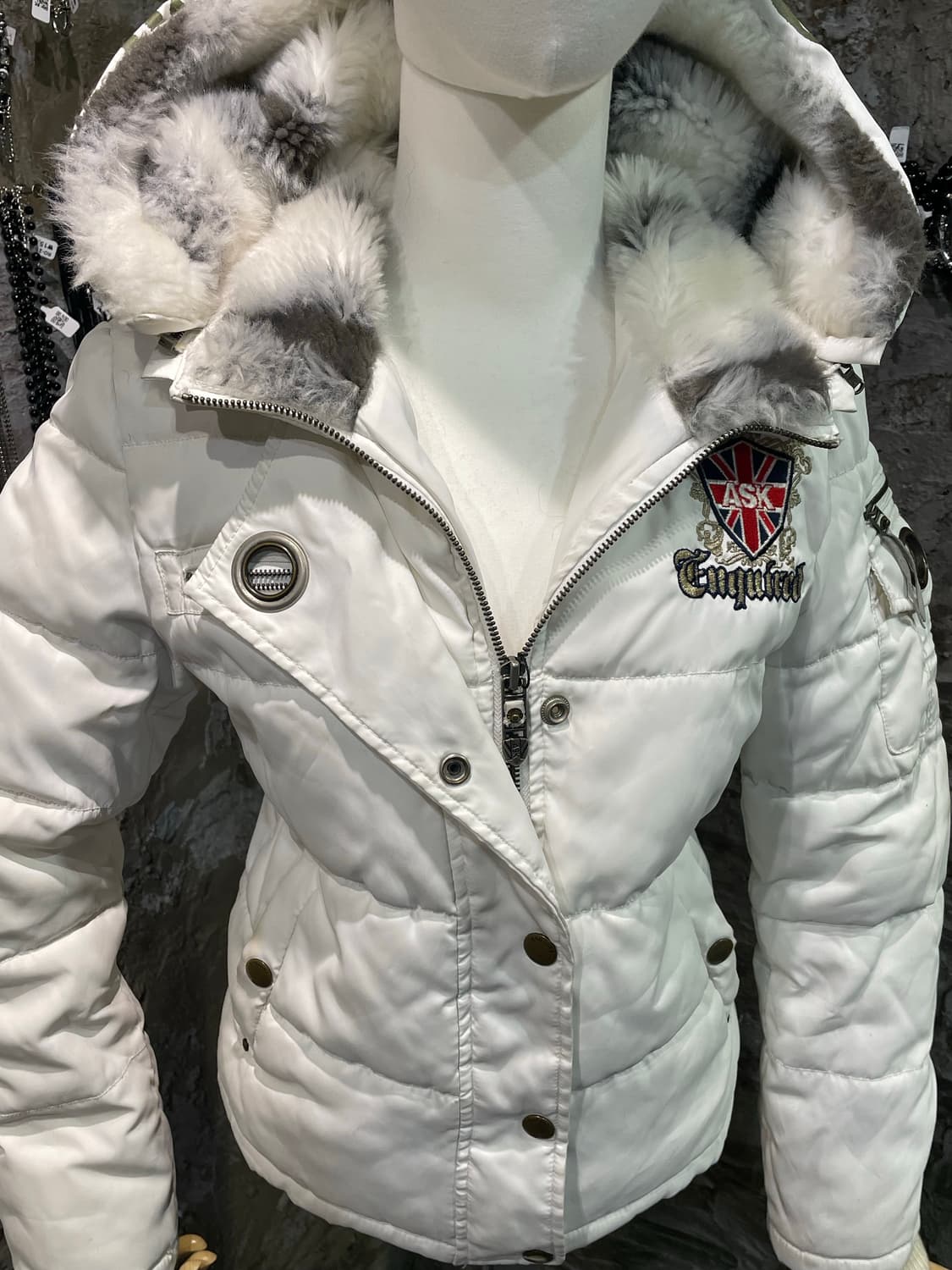 ASK White padding 상품이미지1