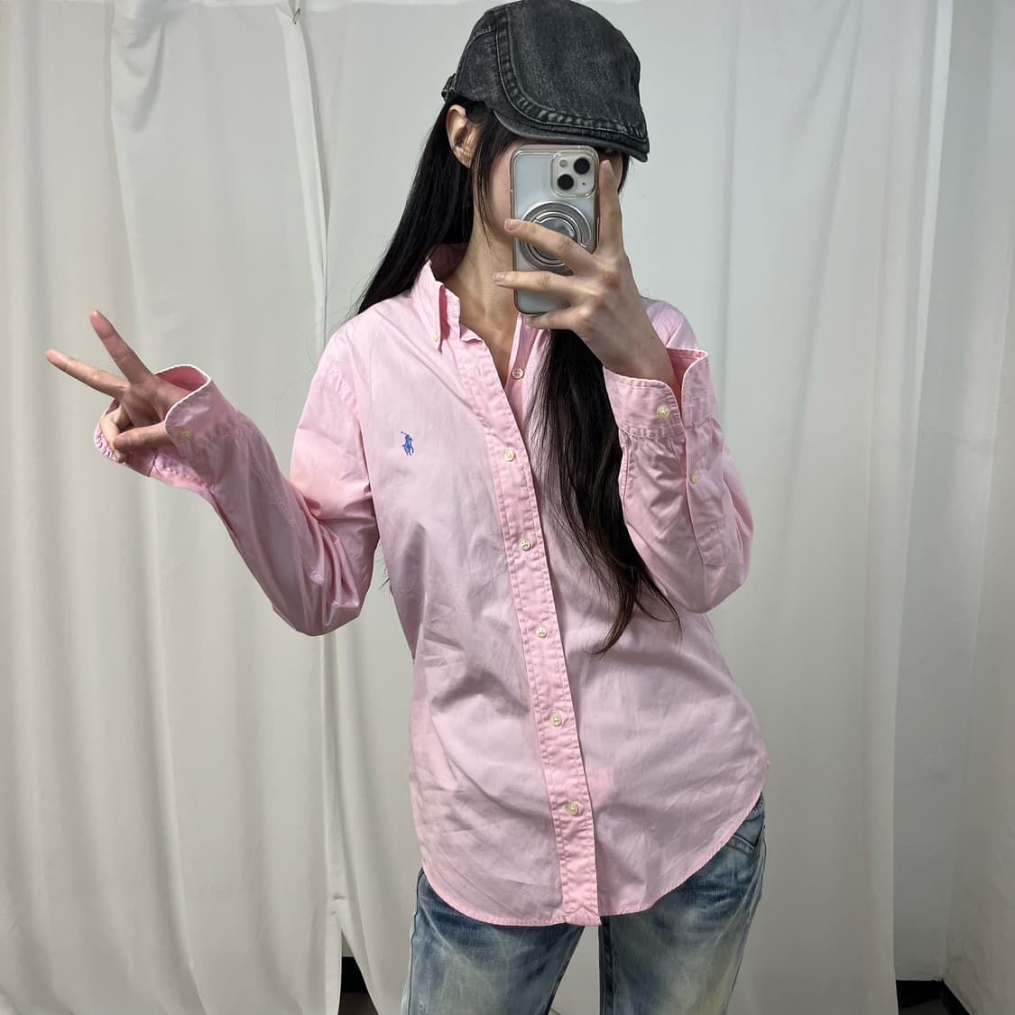 Polo Pink Shirt 상품이미지2