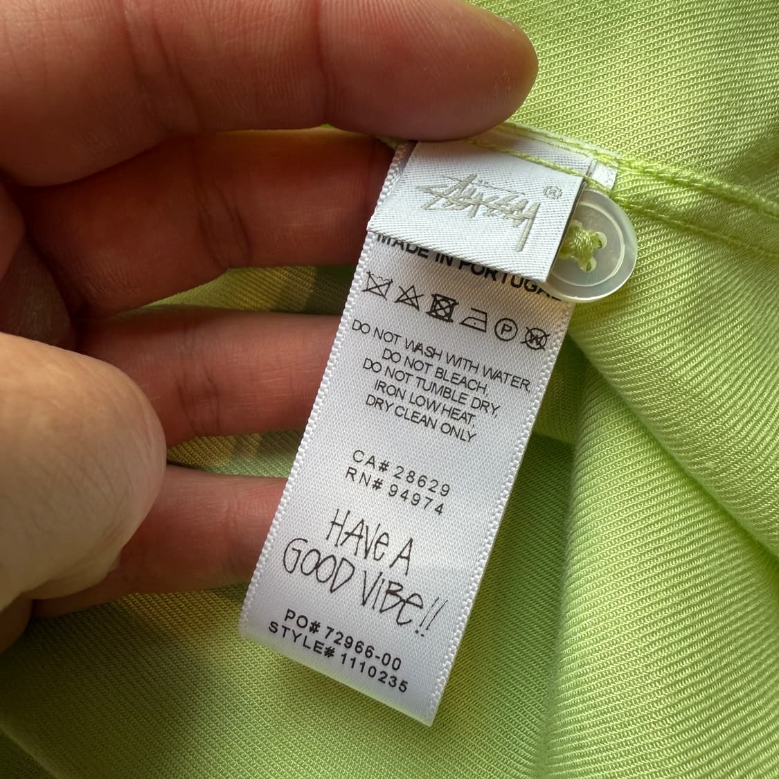 스투시 스티치 레이온 셔츠 M(XL) 상품이미지7