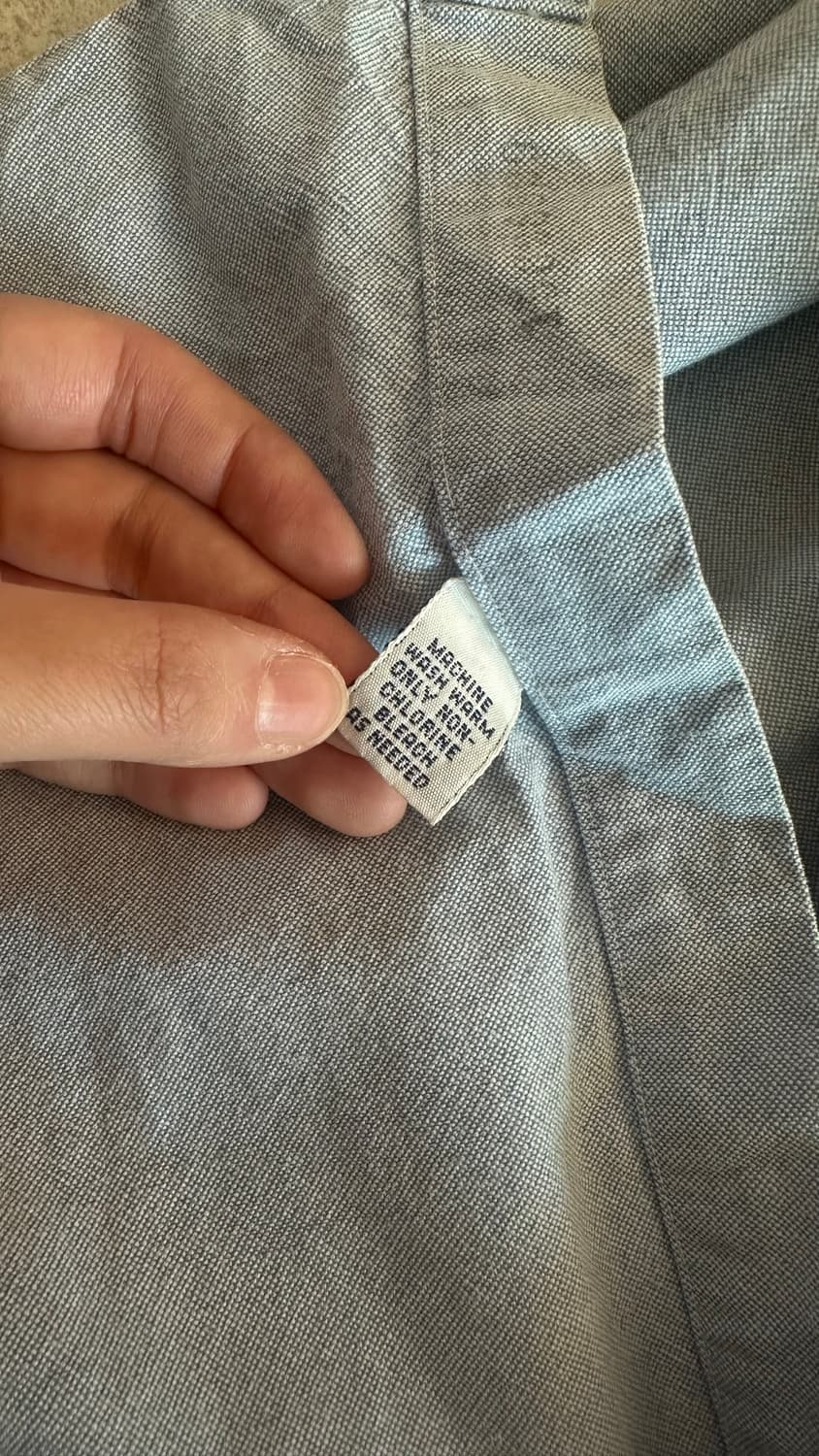 폴로 옥스퍼드 하늘색 청 셔츠 상품이미지7