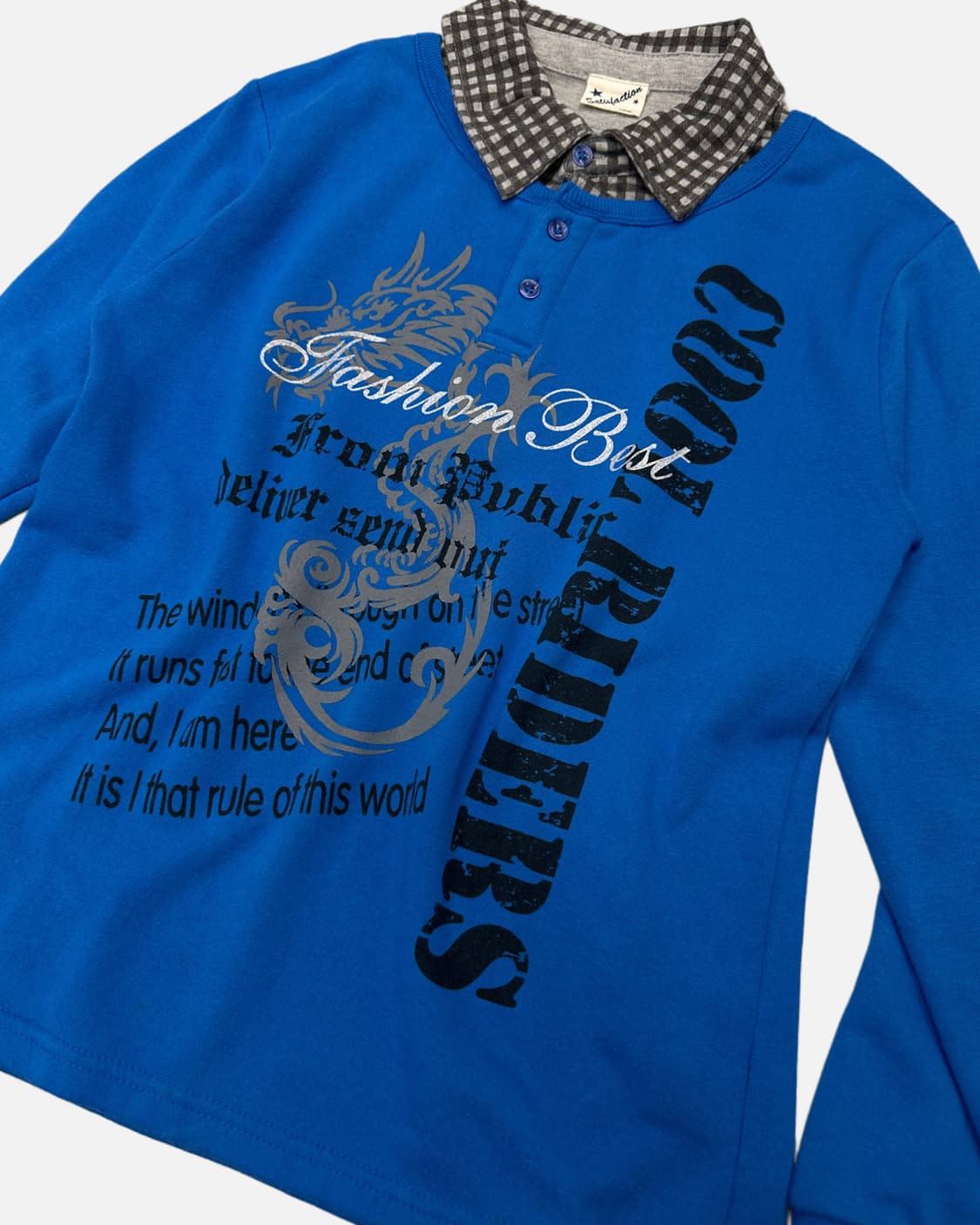 dragon lettering layered t-shirt 상품이미지2