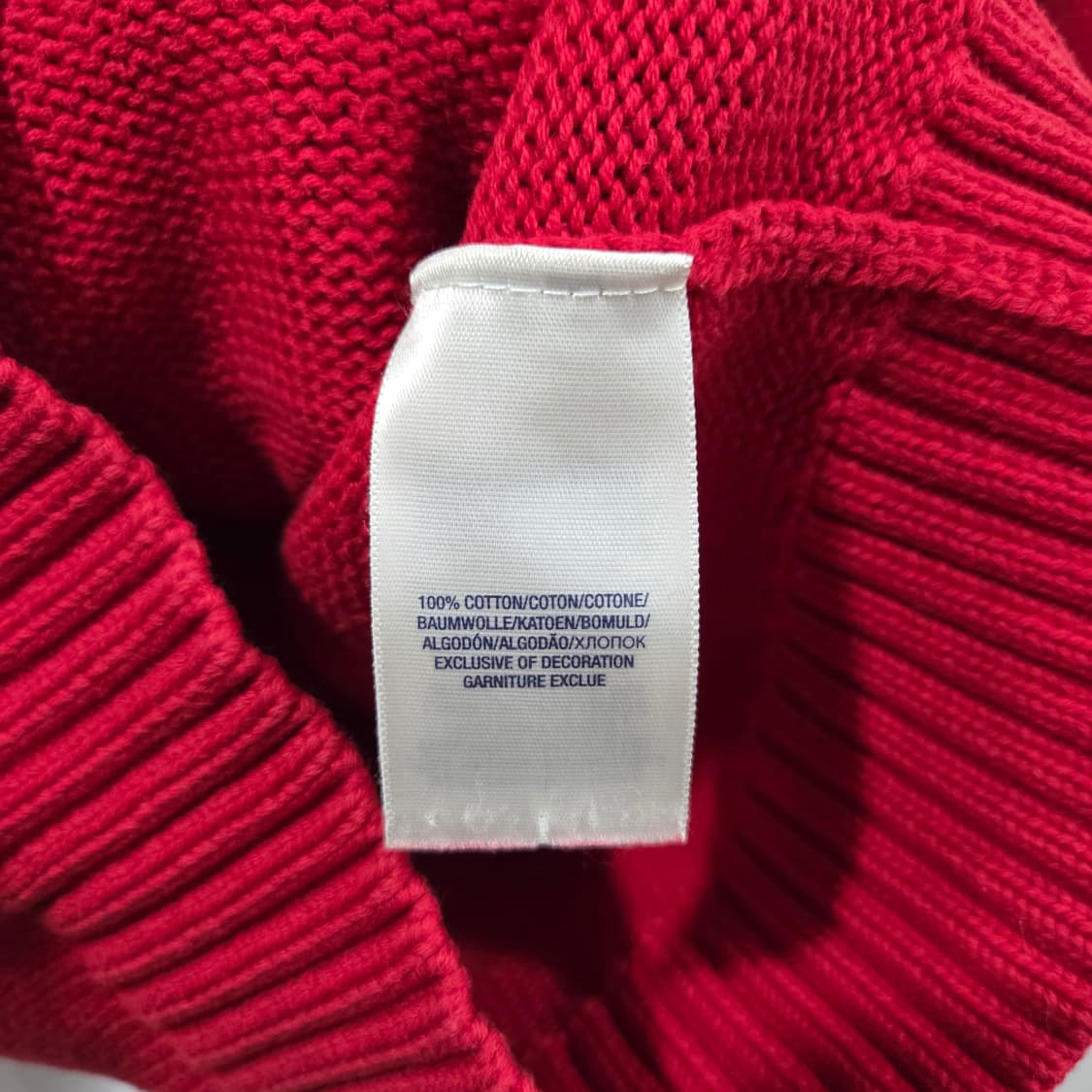 폴로랄프로렌 키즈 빅포니 니트집업 M(10/12) 상품이미지4