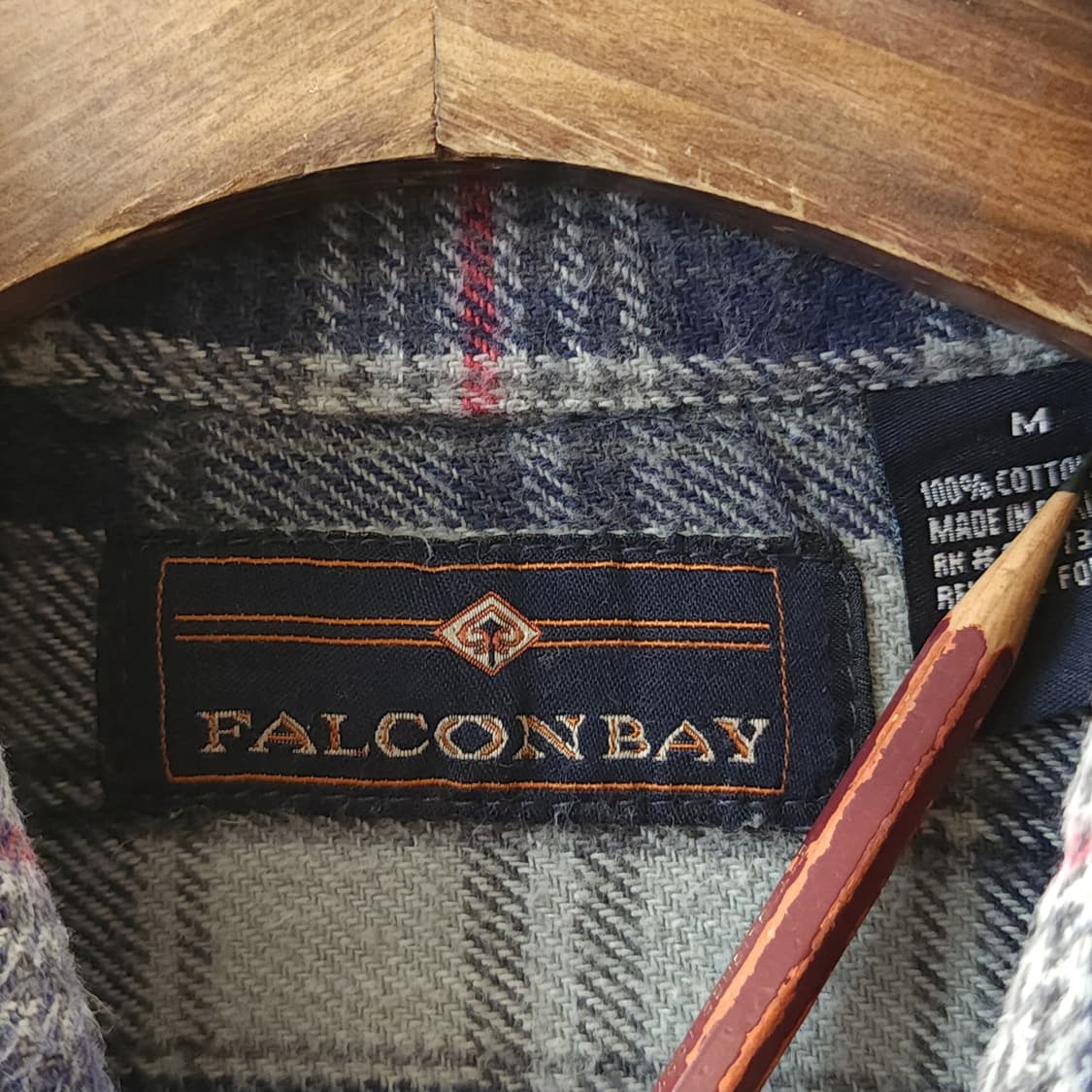 90s 아메리칸 빈티지 체크셔츠 헤비 플란넬 워크셔츠 빅체크 상품이미지9