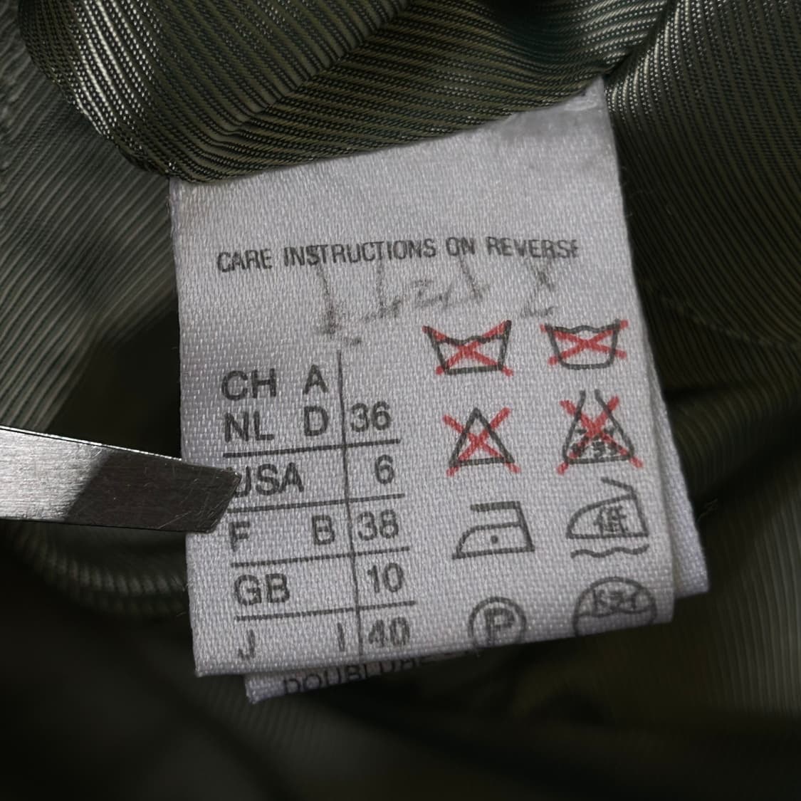 막스마라 모스그린 트위드 자켓 상품이미지9