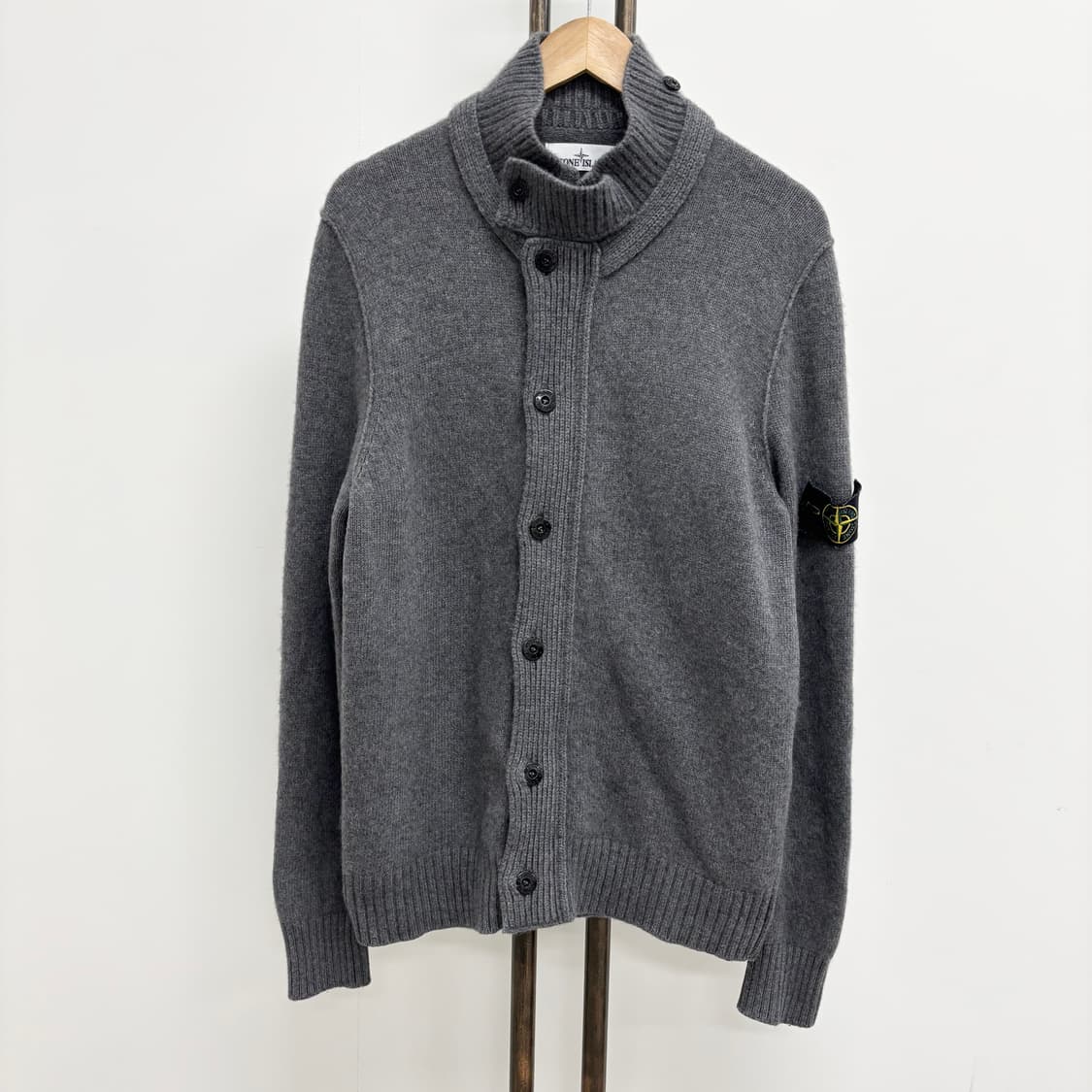 [XL]스톤아일랜드 이중 니트집업 상품이미지1