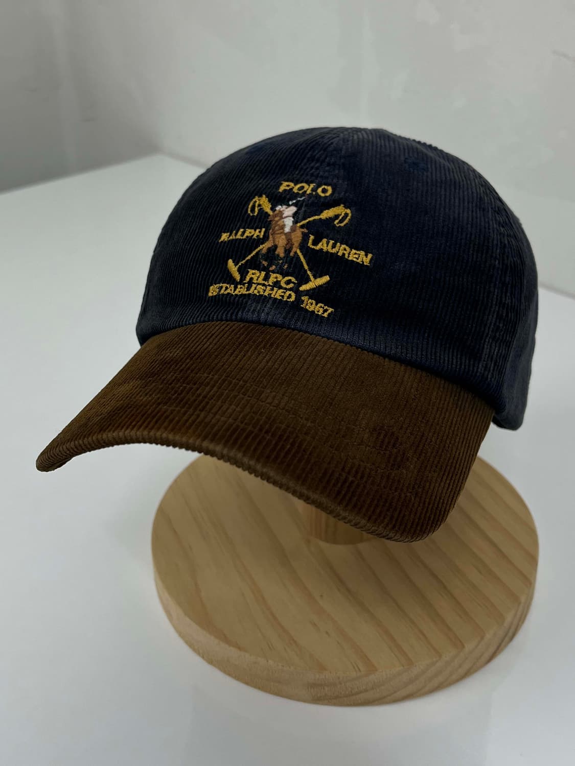 폴로 랄프로렌 코듀로이 루스티카 엠브로이더리 볼캡 모자 상품이미지3