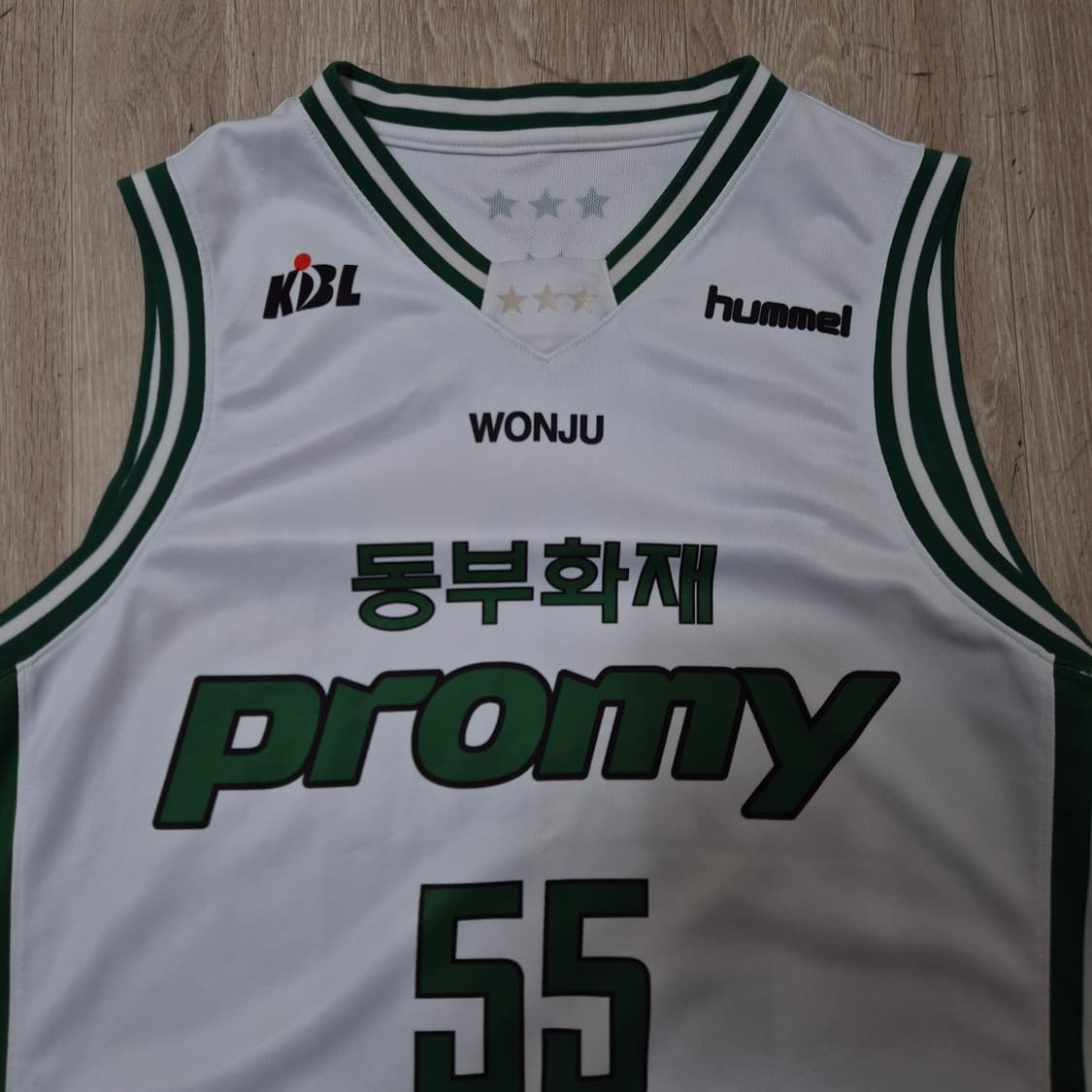 KBL 원주 동부 DB 55번 신강현 농구 져지 유니폼 조끼 FREE 상품이미지2