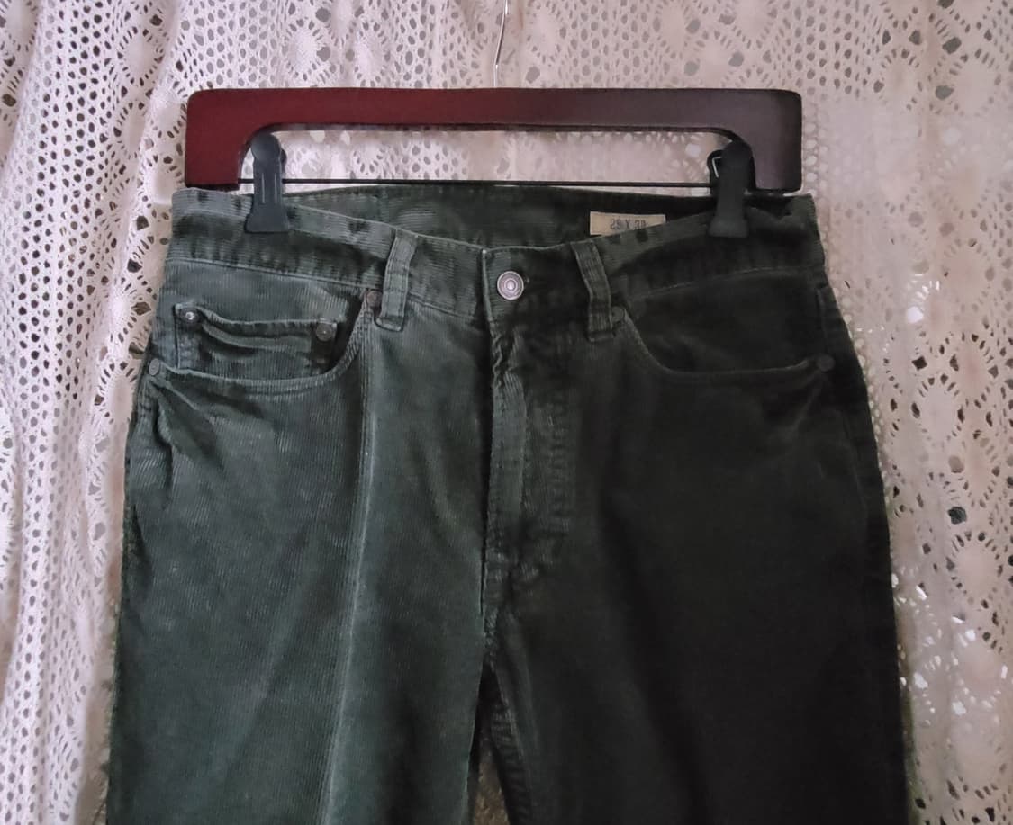 폴로 랄프로렌 딥그린 코듀로이 바지(29*30) 상품이미지5