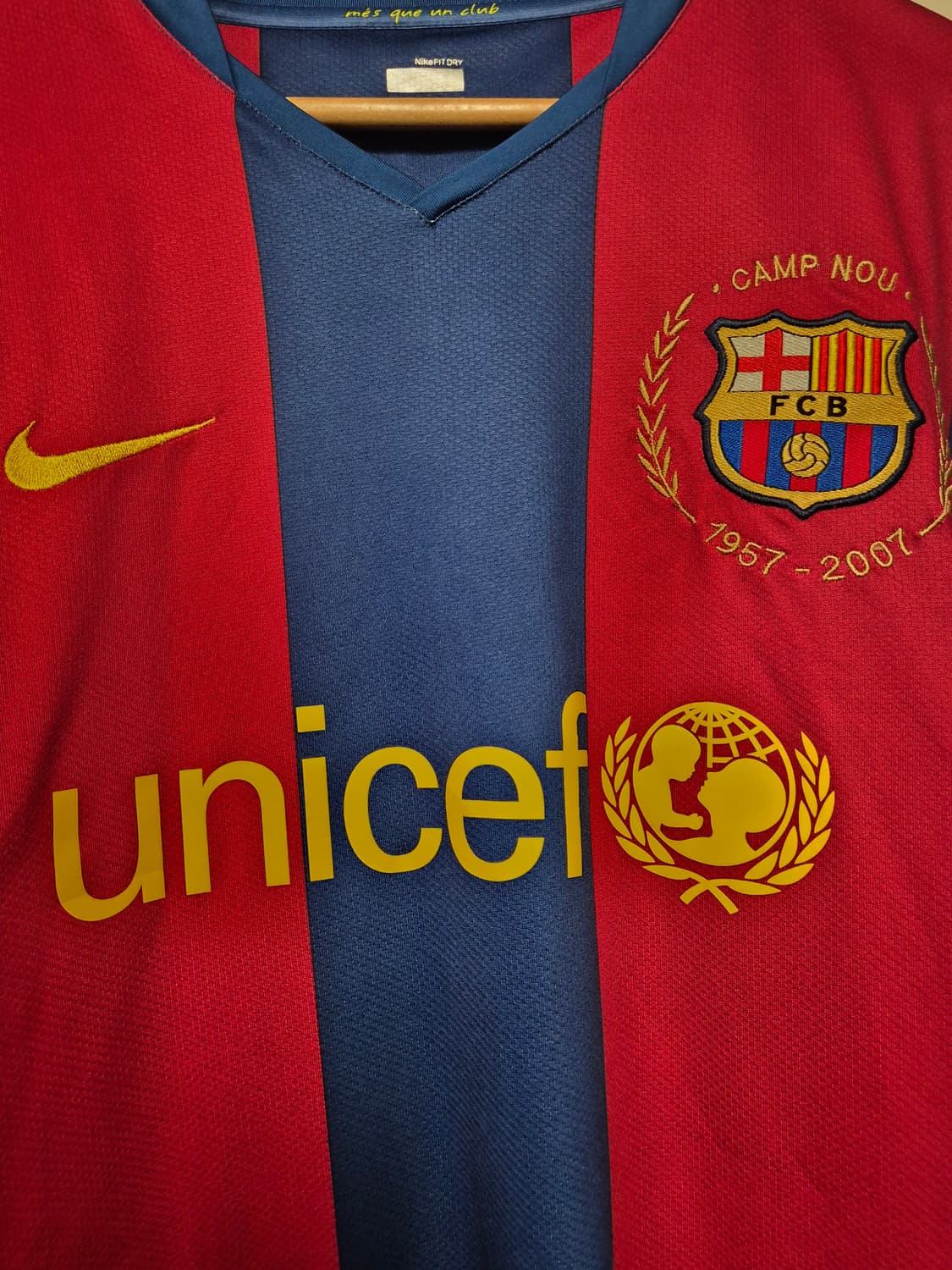 Nike 나이키 fc 바르셀로나 07-08 캄프누 패치 유니폼 상품이미지4