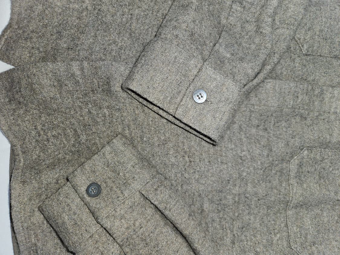 코스 COS 보일드 울 오버셔츠 트러커 워크자켓 L 상품이미지3