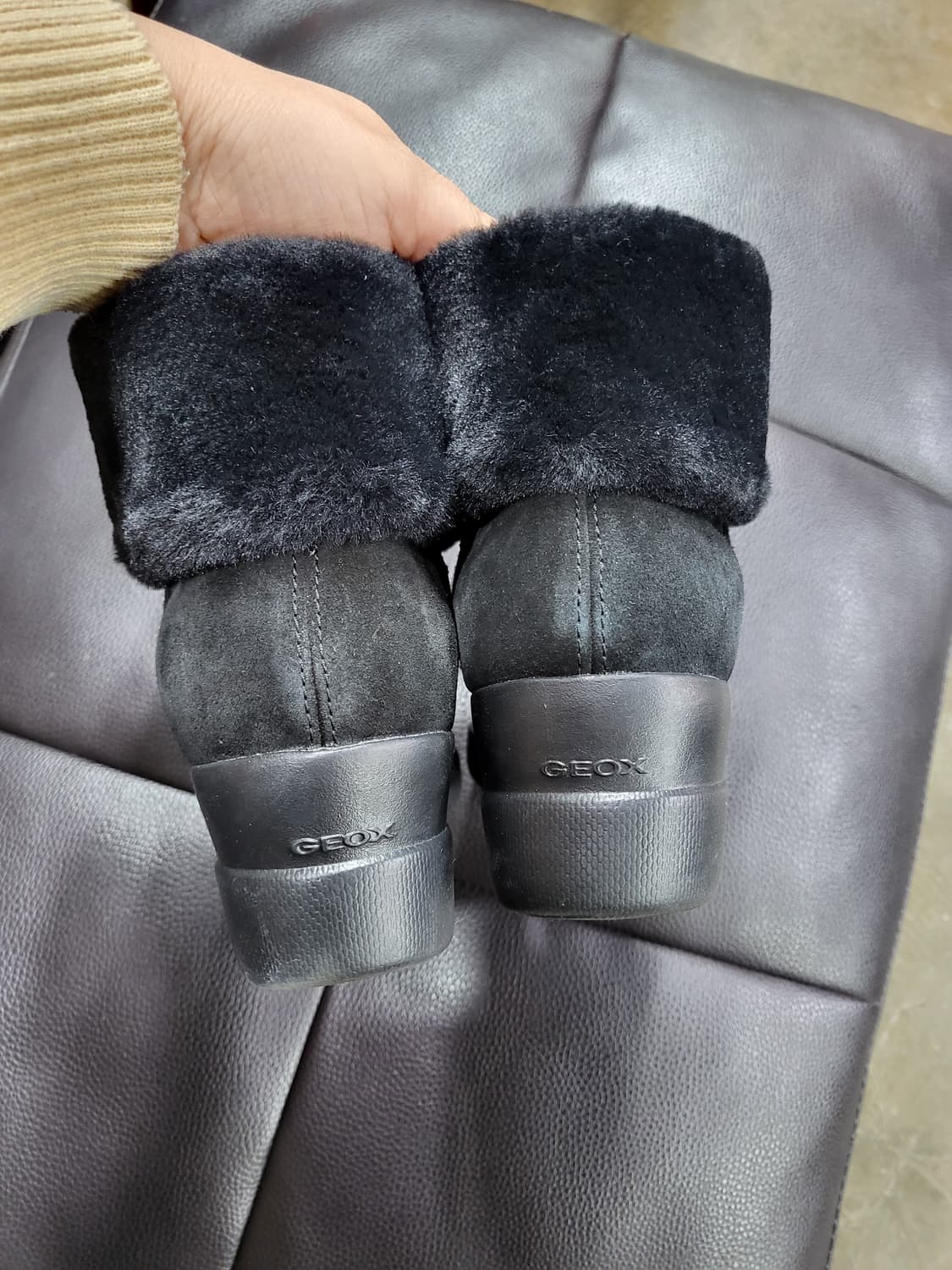 GEOX 제옥스 스웨이드 앵글 부츠 상품이미지4