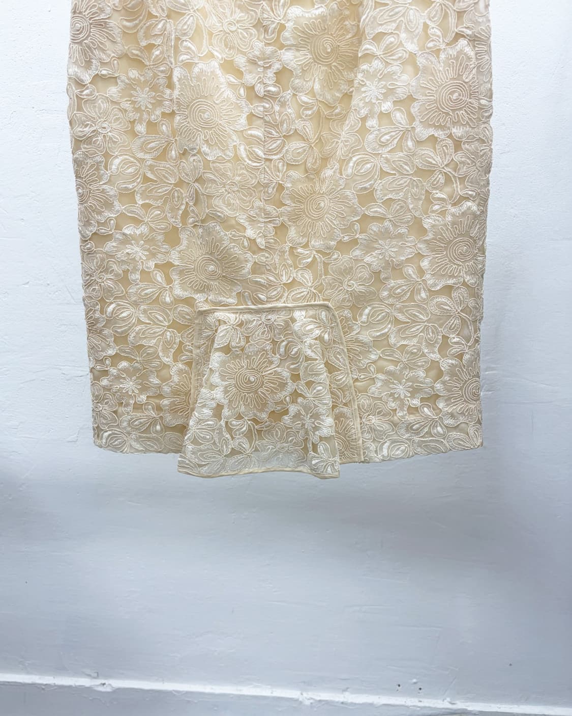 플로럴 실크 스커트 상품이미지5