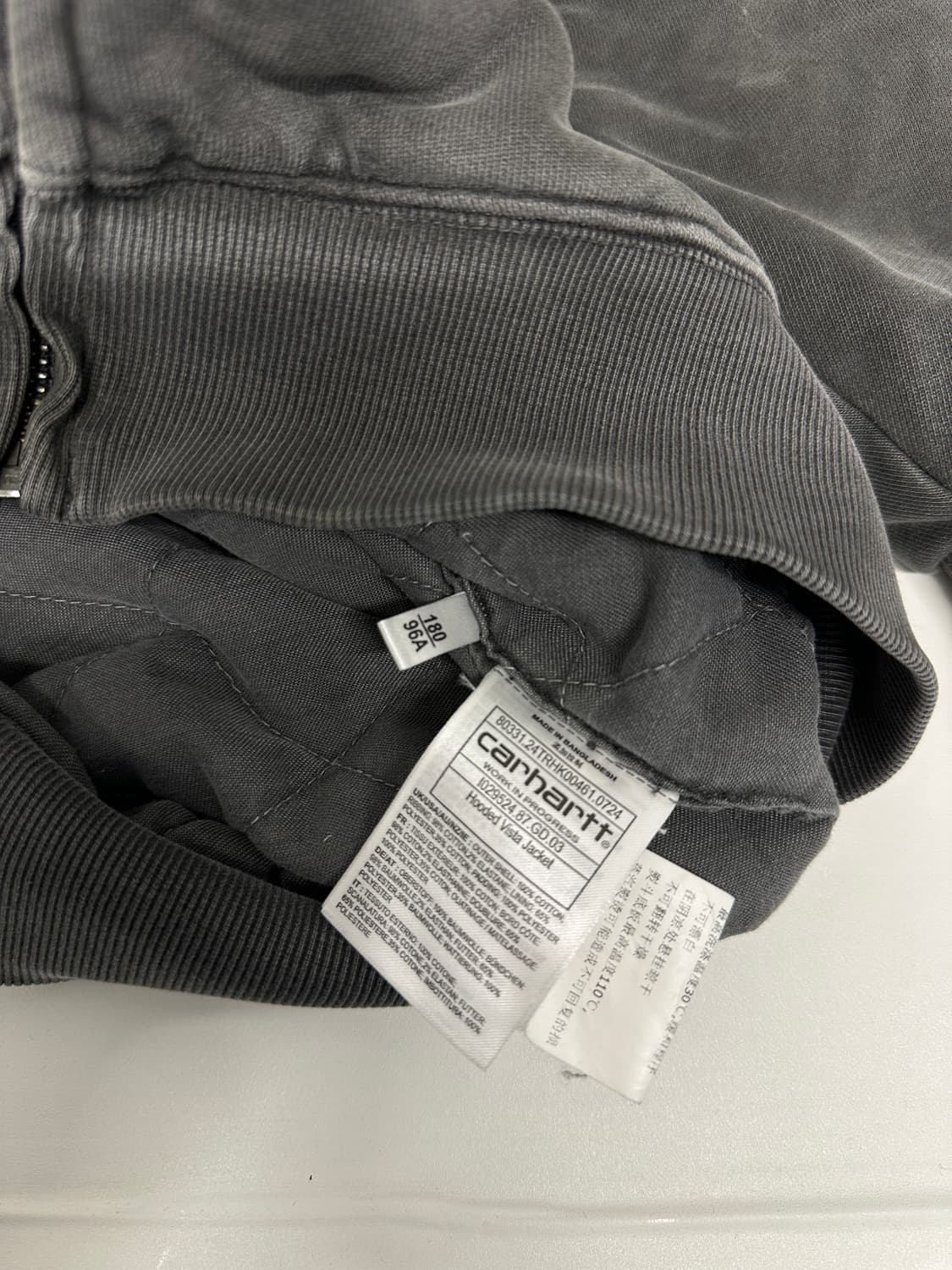 칼하트WIP 비스타 후드집업 상품이미지4