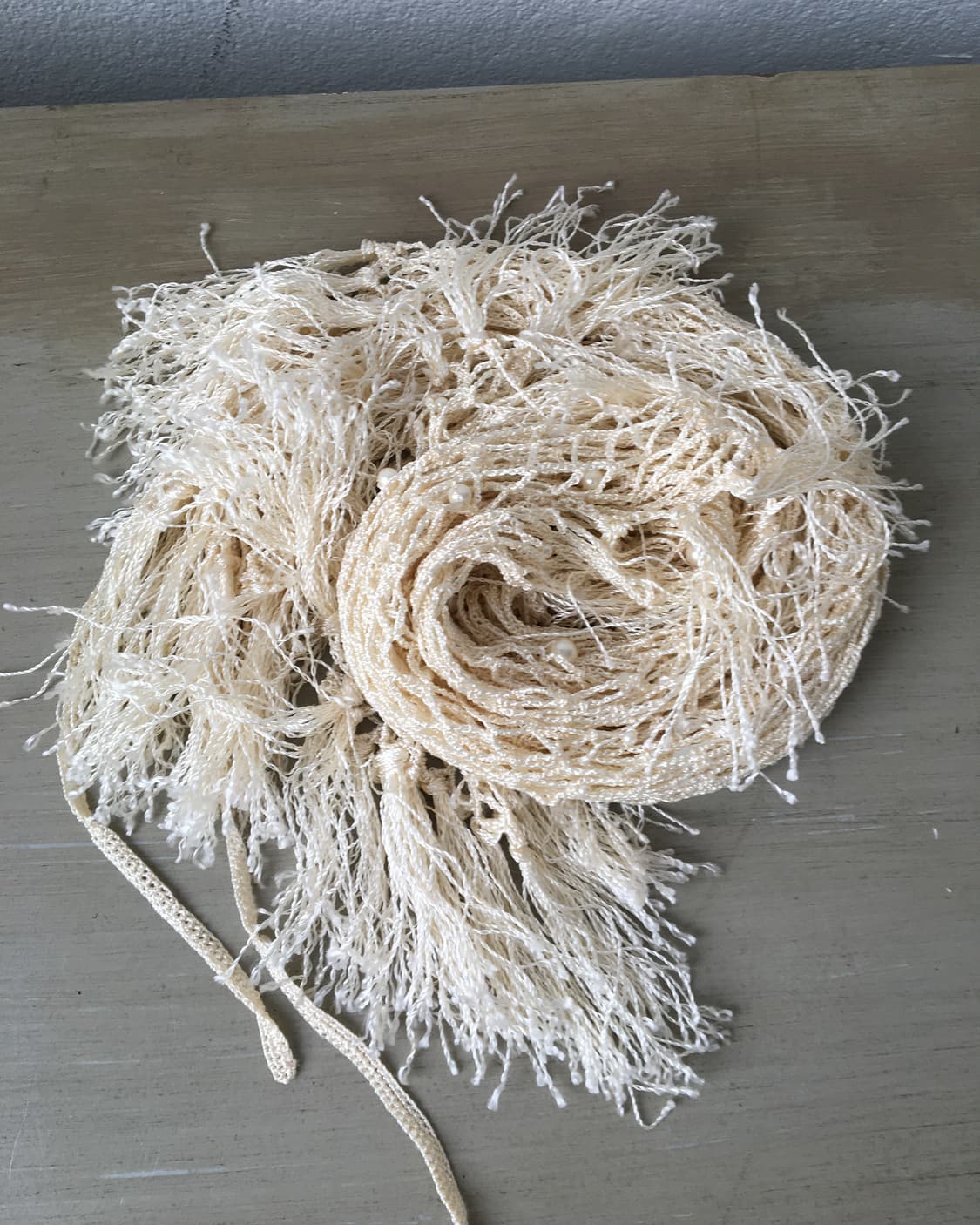  fringe net scarf 상품이미지1